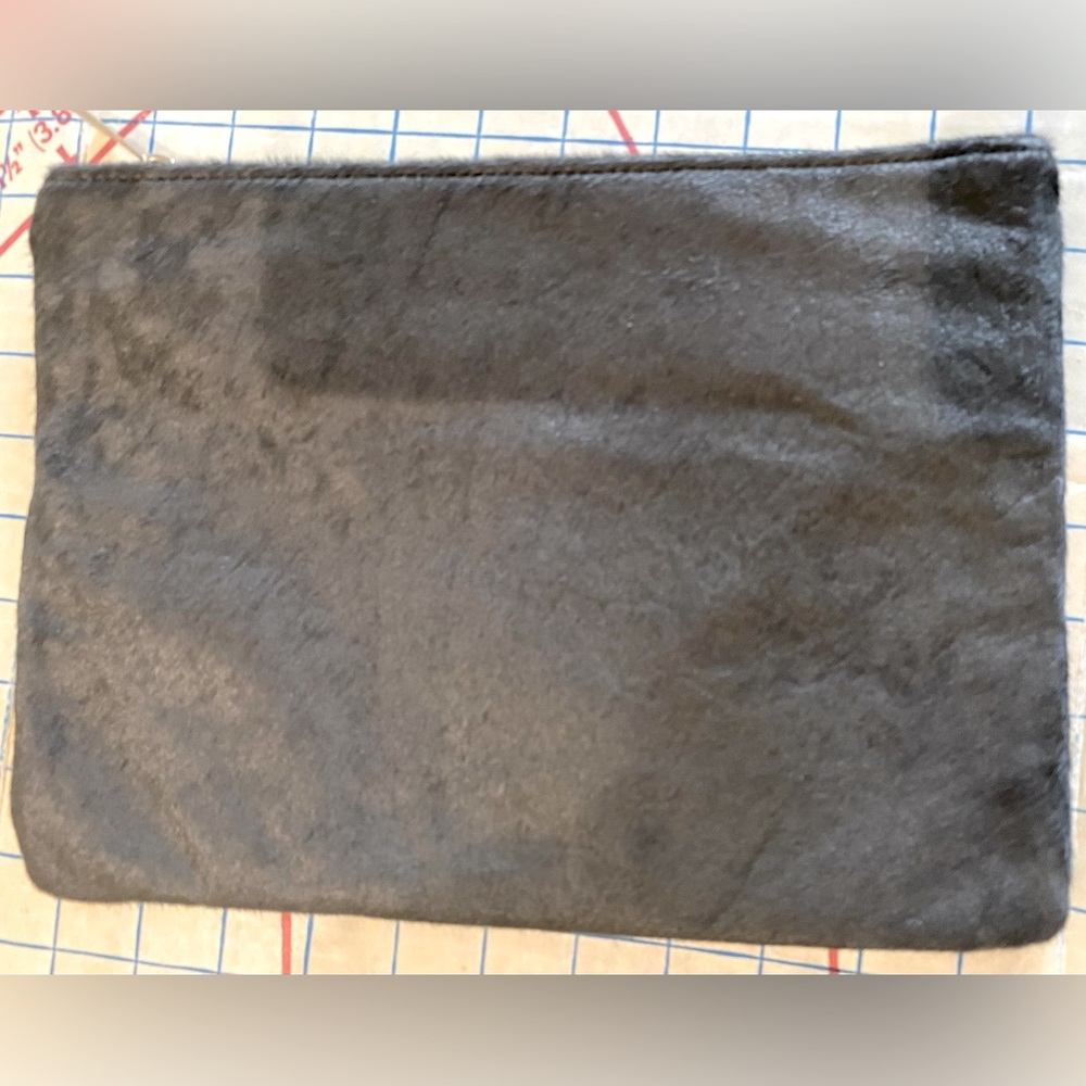 Sole Society zippered clutch bag